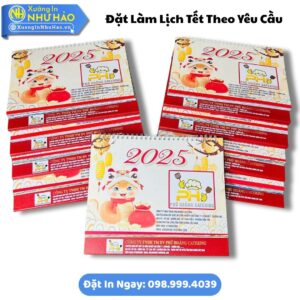 Đặt Làm Lịch Tết Theo Yêu Cầu: Giải Pháp Quà Tặng Đẳng Cấp, Báo Giá In Lịch 2026 Rẻ, Đẹp Tại Xưởng