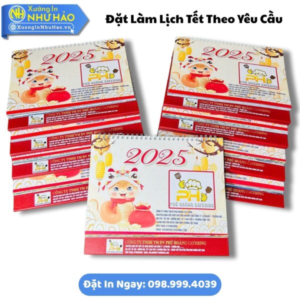 Đặt Làm Lịch Tết Theo Yêu Cầu: Giải Pháp Quà Tặng Đẳng Cấp, Báo Giá In Lịch 2026 Rẻ, Đẹp Tại Xưởng