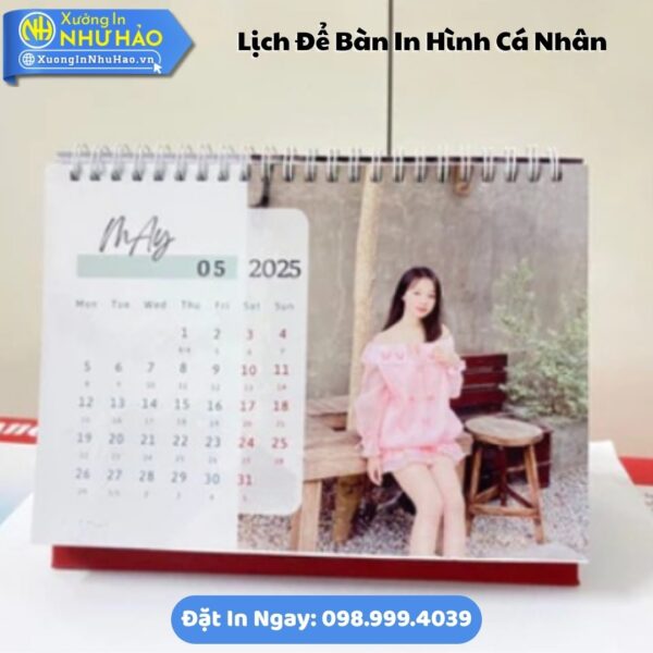 Lịch Để Bàn In Hình Cá Nhân Theo Yêu Cầu: Món Quà Tết Độc Đáo, Nhận In Số Lượng Ít, Giá Tại Xưởng