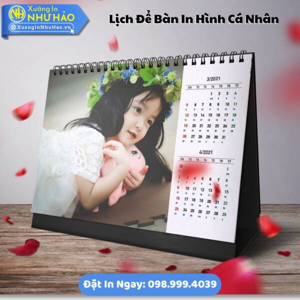 Lịch Để Bàn In Hình Cá Nhân Theo Yêu Cầu: Món Quà Tết Độc Đáo, Nhận In Số Lượng Ít, Giá Tại Xưởng
