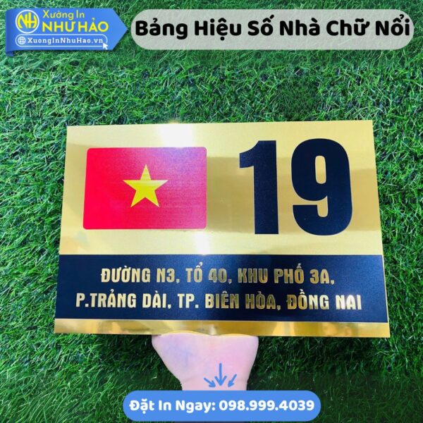 Làm Biển Số Nhà Bằng Mica Theo Yêu Cầu, Bền Đẹp, Sang Trọng - Giá Tốt Tại Xưởng Như Hảo