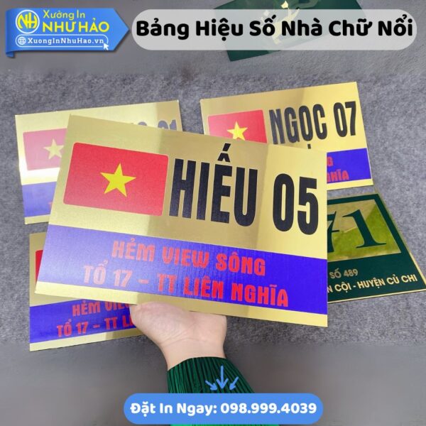 Làm Biển Số Nhà Bằng Mica Theo Yêu Cầu, Bền Đẹp, Sang Trọng - Giá Tốt Tại Xưởng Như Hảo
