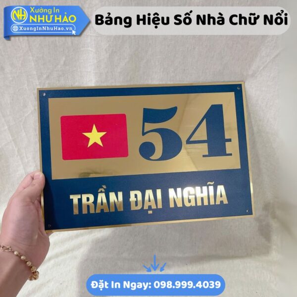 Làm Biển Số Nhà Bằng Mica Theo Yêu Cầu, Bền Đẹp, Sang Trọng - Giá Tốt Tại Xưởng Như Hảo