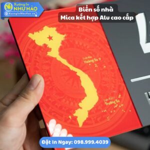 Đặt Làm Biển Số Nhà Hà Nội Theo Yêu Cầu: ALu Và Mica Kết Hợp Sang Trọng, Bền Đẹp, Dấu Ấn Riêng