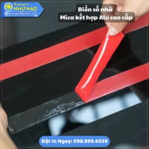 Đặt Làm Biển Số Nhà Hải Phòng Theo Yêu Cầu: ALu Và Mica Kết Hợp Tùy Chỉnh Thiết Kế, Giao Hàng Tận Nơi, Tư Vấn Miễn Phí