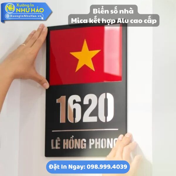 Đặt Làm Biển Số Nhà Đà Nẵng Theo Yêu Cầu: Bảng Mica, Alu Kết Hợp Sang Trọng, Bền Đẹp