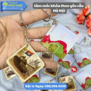 Làm Móc Khóa Theo Yêu Cầu Hà Nội: Sáng Tạo Dấu Ấn Riêng Biệt: Chất Liệu Mica, Nhựa Và Alu Gương - In UV Sắc Nét, Thiết Kế Miễn Phí