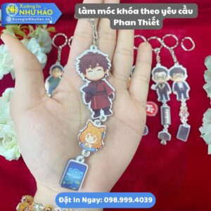 Làm Móc Khóa Theo Yêu Cầu Phan Thiết Tinh Tế, Đẹp, Bền, Giá Tốt: Thiết Kế Miễn Phí - In Logo, Hình Ảnh, Chibi