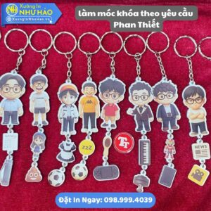 Làm Móc Khóa Theo Yêu Cầu Phan Thiết Tinh Tế, Đẹp, Bền, Giá Tốt: Thiết Kế Miễn Phí - In Logo, Hình Ảnh, Chibi