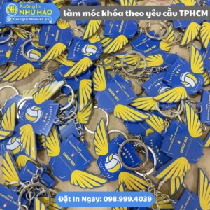 Làm Móc Khóa Theo Yêu Cầu TPHCM: Nhận In Móc Khoá TPHCM Mọi Số Lượng - Chất Liệu Mica, Alu Hoặc Nhựa