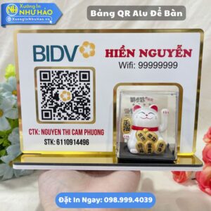 Làm Bảng QR Alu Để Bàn Theo Yêu Cầu: Giải Pháp Thanh Toán Bền Bỉ, Sang Trọng Cho Mọi Cửa Hàng