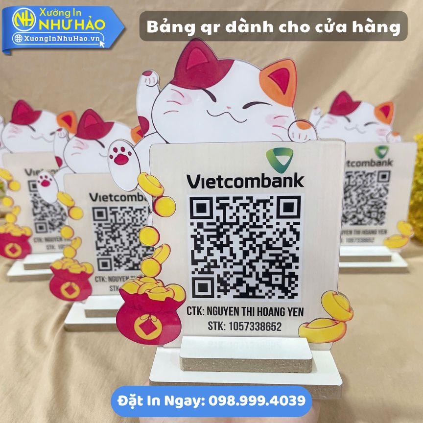 Bang qr danh cho cua hang Bảng Qr Dành Cho Cửa Hàng: Nhận Làm Bảng Quét Mã Qr Mica Theo Yêu Cầu, Thiết Kế Riêng Cho Thương Hiệu Của Bạn