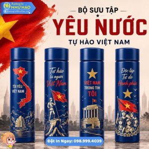 Bình Giữ Nhiệt Cảm Ứng Thông Minh - In Logo Theo Yêu Cầu, Quà Tặng Doanh Nghiệp Cao Cấp, Giữ Nhiệt Lên Đến 24 Giờ