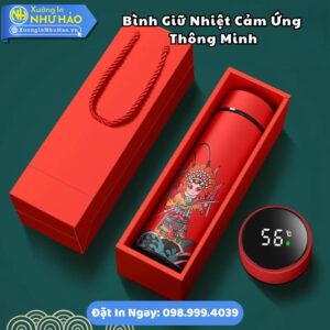 Bình Giữ Nhiệt Cảm Ứng Thông Minh - In Logo Theo Yêu Cầu, Quà Tặng Doanh Nghiệp Cao Cấp, Giữ Nhiệt Lên Đến 24 Giờ