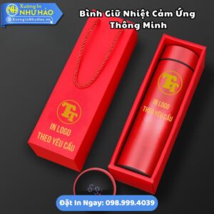 Bình Giữ Nhiệt Cảm Ứng Thông Minh - In Logo Theo Yêu Cầu, Quà Tặng Doanh Nghiệp Cao Cấp, Giữ Nhiệt Lên Đến 24 Giờ