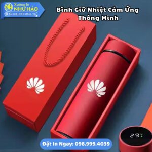 Bình Giữ Nhiệt Cảm Ứng Thông Minh - In Logo Theo Yêu Cầu, Quà Tặng Doanh Nghiệp Cao Cấp, Giữ Nhiệt Lên Đến 24 Giờ