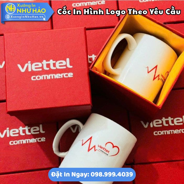 Cốc In Hình Logo Theo Yêu Cầu