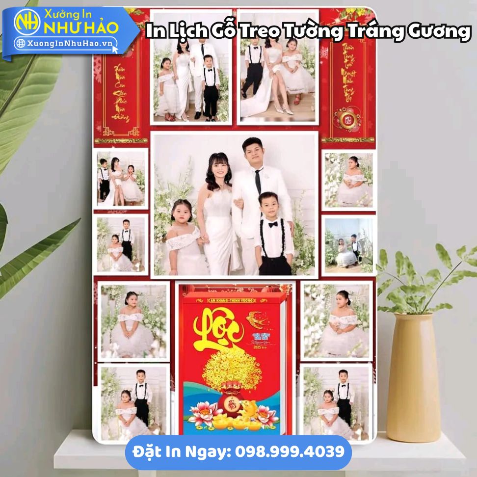 In Lich Go Treo Tuong Trang Guong 5 Đặt In Lịch Gỗ Treo Tường Tráng Gương Theo Yêu Cầu Làm Quà Tết Ý Nghĩa Cho Doanh Nghiệp