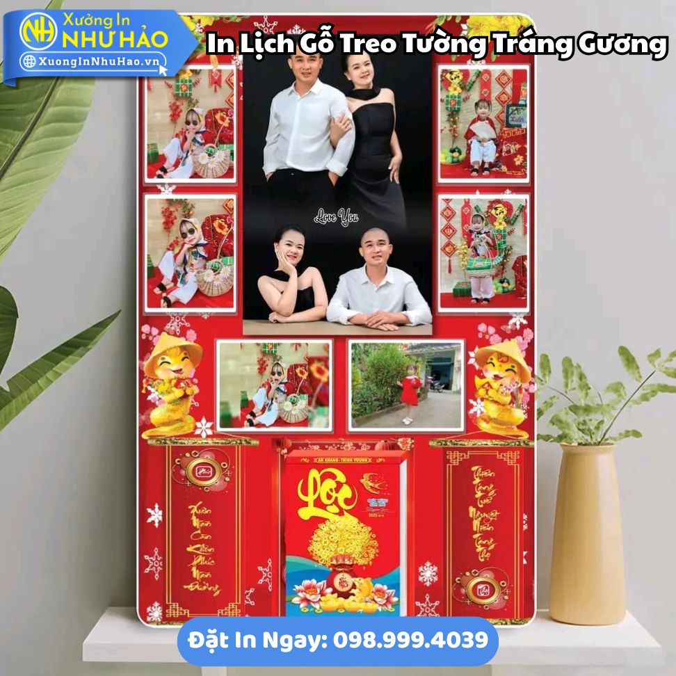 In Lich Go Treo Tuong Trang Guong 6 Đặt In Lịch Gỗ Treo Tường Tráng Gương Theo Yêu Cầu Làm Quà Tết Ý Nghĩa Cho Doanh Nghiệp