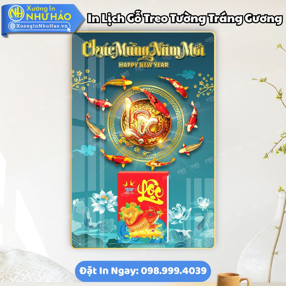 In Lich Go Treo Tuong Trang Guong 8 Đặt In Lịch Gỗ Treo Tường Tráng Gương Theo Yêu Cầu Làm Quà Tết Ý Nghĩa Cho Doanh Nghiệp