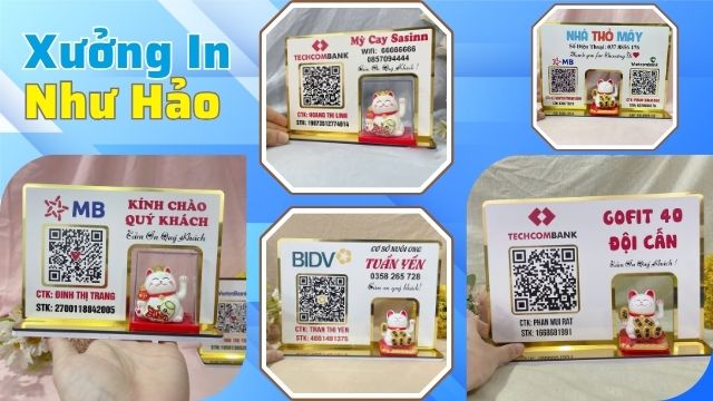 Bảng Mã QR Mèo Thần Tài