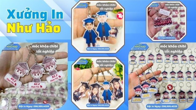 Móc Khóa Chibi Tốt Nghiệp