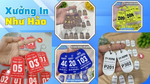 Móc Khóa Số Phòng