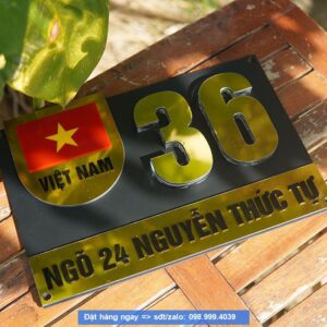 Biển số nhà - Bảng số nhà