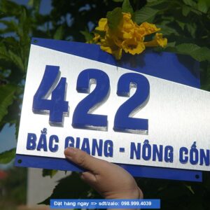 Biển số nhà - Bảng số nhà