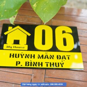 Biển số nhà - Bảng số nhà