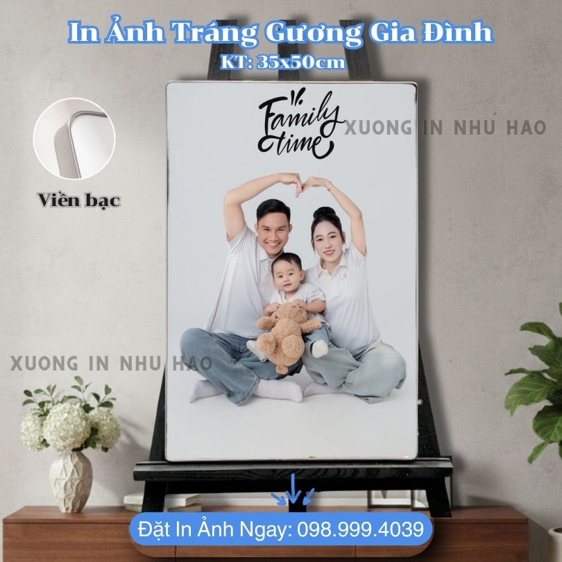 In Anh Trang Guong Gia Dinh 10 In Ảnh Tráng Gương Cho Gia Đình - Ảnh Ép Gỗ Bọc Viền Theo Yêu Cầu, In Sắc Nét, Đa Dạng Kích Thước, Chất Liệu Gỗ MDF Cao Cấp - Xưởng In Như Hảo