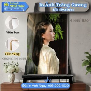 In Ảnh Cá Nhân Tráng Gương - Ảnh Ép Gỗ Bọc Viền Theo Yêu Cầu, In Màu Sắc Nét, Đa Dạng Kích Thước, Chất Liệu Gỗ MDF Cao Cấp - Xưởng In Như Hảo