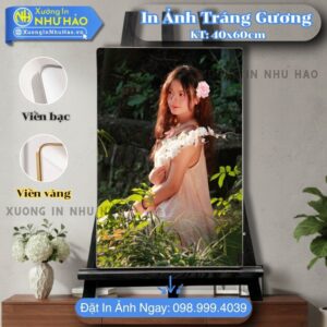 In Ảnh Tráng Gương Tại Đà Nẵng Theo Yêu Cầu - Xưởng In Ảnh Tráng Gương Bọc Viền: Ảnh Cưới, Gia Đình, Thôi Nôi, Trang Trí Nội Thất