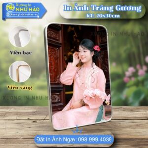 In Ảnh Tráng Gương Tại Vinh Theo Yêu Cầu Cho Ảnh Cưới, Gia Đình, Thôi Nôi, Trang Trí Nội Thất, Giá Tại Xưởng