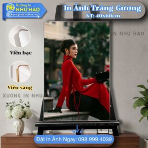 In Ảnh Tráng Gương Tại Hải Phòng Theo Yêu Cầu Bọc Viền Cao Cấp - Ảnh Ép Gỗ Bọc Viền, In Màu Sắc Nét, Đa Dạng Kích Thước