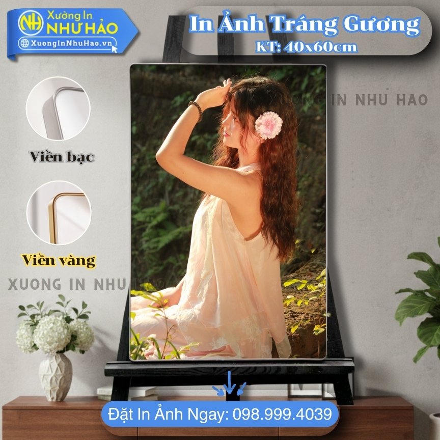 In anh trang guong boc vien 12 In Ảnh Tráng Gương Tại Đà Nẵng Theo Yêu Cầu - Xưởng In Ảnh Tráng Gương Bọc Viền: Ảnh Cưới, Gia Đình, Thôi Nôi, Trang Trí Nội Thất