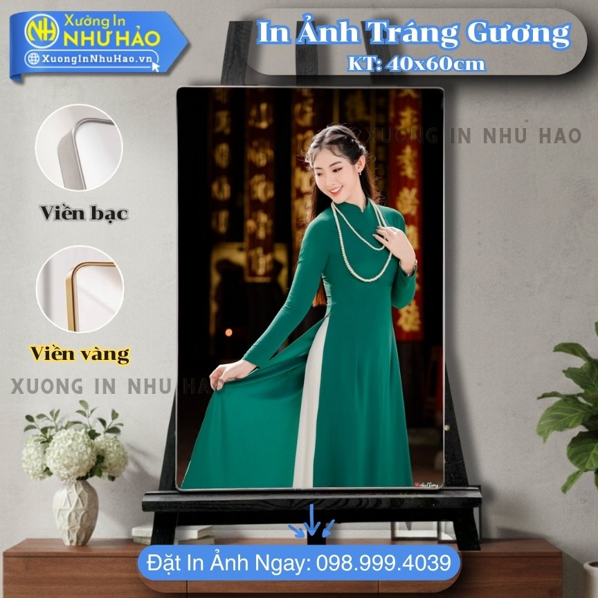 In anh trang guong boc vien 120 In Ảnh Tráng Gương Tại Nha Trang Theo Yêu Cầu Giá Rẻ Đẹp Bền 2026 - In Màu Sắc Nét, Chất Liệu Gỗ MDF Cao Cấp - Xưởng In Như Hảo