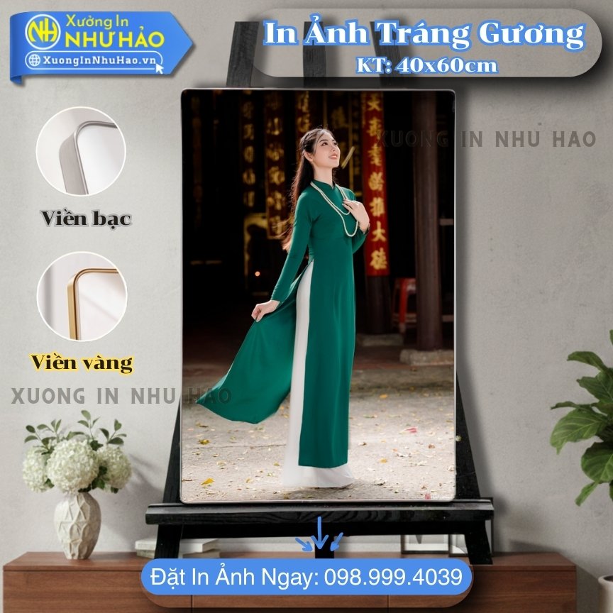 In anh trang guong boc vien 121 In Ảnh Tráng Gương Tại Nha Trang Theo Yêu Cầu Giá Rẻ Đẹp Bền 2026 - In Màu Sắc Nét, Chất Liệu Gỗ MDF Cao Cấp - Xưởng In Như Hảo
