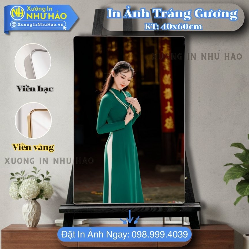 In anh trang guong boc vien 122 In Ảnh Tráng Gương Tại Nha Trang Theo Yêu Cầu Giá Rẻ Đẹp Bền 2026 - In Màu Sắc Nét, Chất Liệu Gỗ MDF Cao Cấp - Xưởng In Như Hảo