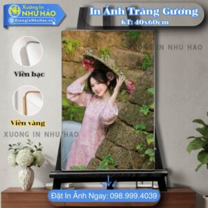 In Ảnh Tráng Gương Tại Cà Mau Đẹp Chất Lượng Cao Theo Yêu Cầu Cho Ảnh Cưới, Gia Đình, Thôi Nôi, Trang Trí Nội Thất, Giá Tại Xưởng