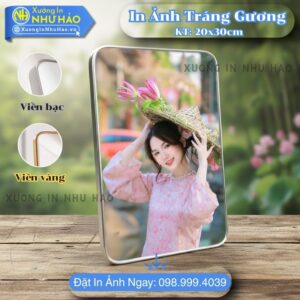 In Ảnh Tráng Gương Tại Cà Mau Đẹp Chất Lượng Cao Theo Yêu Cầu Cho Ảnh Cưới, Gia Đình, Thôi Nôi, Trang Trí Nội Thất, Giá Tại Xưởng