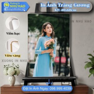In Ảnh Tráng Gương Tại Phan Thiết Theo Yêu Cầu Khổ 60x90cm - In Màu Sắc Nét, Chất Liệu Gỗ MDF Cao Cấp - Xưởng In Như Hảo