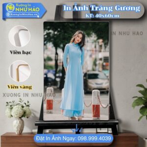In Ảnh Tráng Gương Tại Phan Thiết Theo Yêu Cầu Khổ 60x90cm - In Màu Sắc Nét, Chất Liệu Gỗ MDF Cao Cấp - Xưởng In Như Hảo