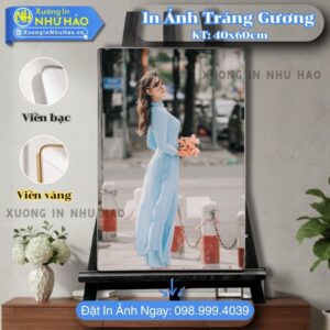 In Ảnh Tráng Gương Tại Phan Thiết Theo Yêu Cầu Khổ 60x90cm - In Màu Sắc Nét, Chất Liệu Gỗ MDF Cao Cấp - Xưởng In Như Hảo