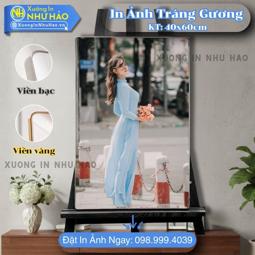 In anh trang guong boc vien 147 In Ảnh Tráng Gương Tại Phan Thiết Theo Yêu Cầu Khổ 60x90cm - In Màu Sắc Nét, Chất Liệu Gỗ MDF Cao Cấp - Xưởng In Như Hảo
