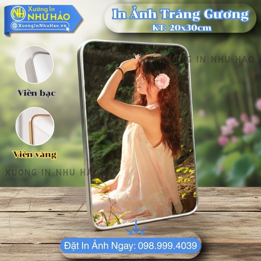 In anh trang guong boc vien 15 In Ảnh Tráng Gương Tại Đà Nẵng Theo Yêu Cầu - Xưởng In Ảnh Tráng Gương Bọc Viền: Ảnh Cưới, Gia Đình, Thôi Nôi, Trang Trí Nội Thất