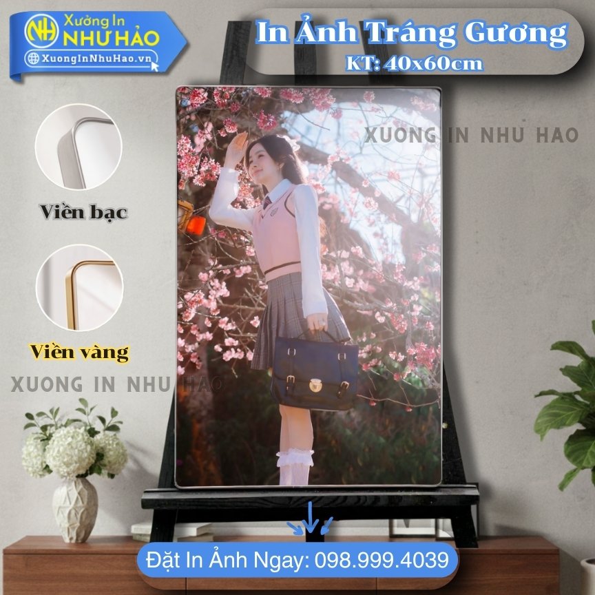In anh trang guong boc vien 160 In Ảnh Tráng Gương Tại Vũng Tàu Theo Yêu Cầu - Xưởng In Ảnh Tráng Gương Ceramic Cho Ảnh Cưới, Gia Đình, Thôi Nôi, Trang Trí Nội Thất