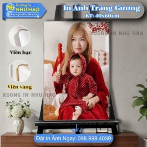 Combo In Ảnh Tráng Gương Thôi Nôi Đẹp Cho Bé Lưu Giữ Kỷ Niệm, In Sắc Nét, Chất Liệu Gỗ MDF Cao Cấp - Xưởng In Như Hảo