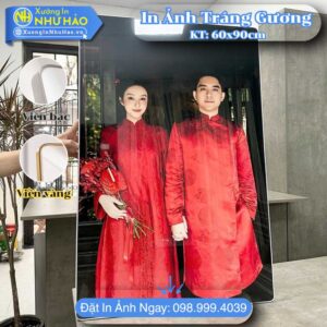 in ảnh cưới tráng gương gia đình khổ lớn