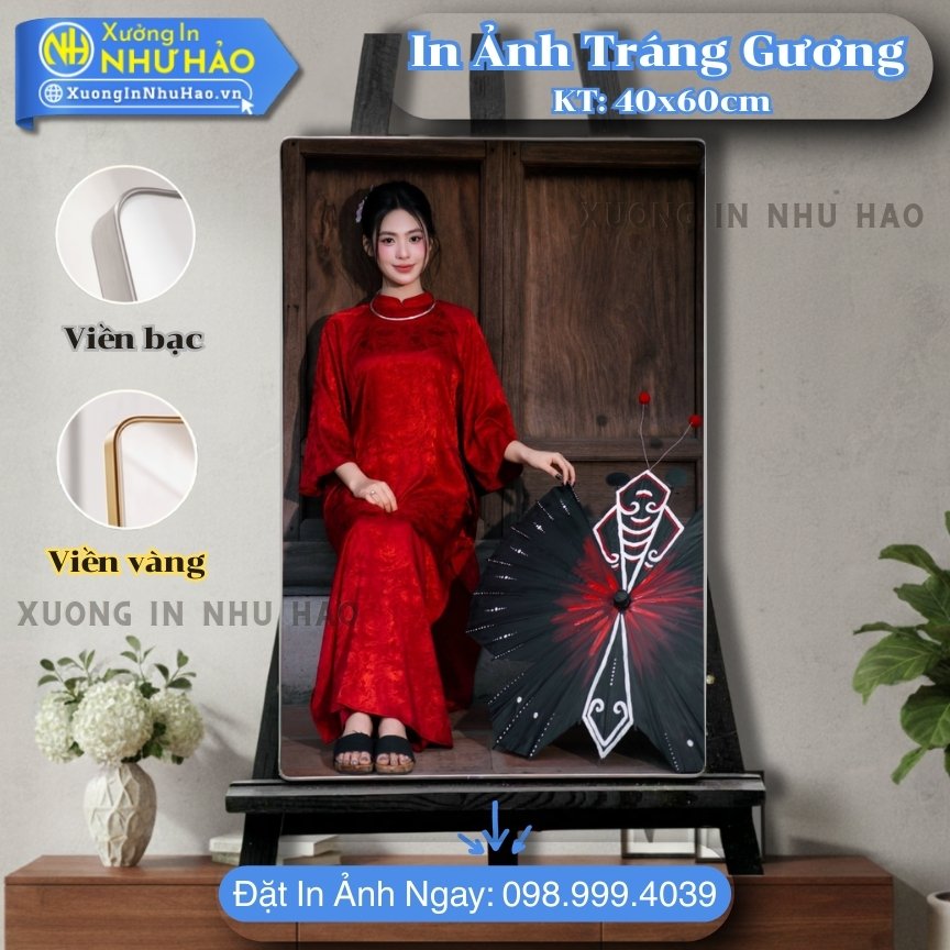 In anh trang guong boc vien 30 Xưởng In Ảnh Tráng Gương Tại Bình Dương Theo Yêu Cầu Đẹp Chuẩn Màu, Đa Dạng Kích Thước: Ảnh Cưới, Gia Đình, Thôi Nôi, Trang Trí Nội Thất